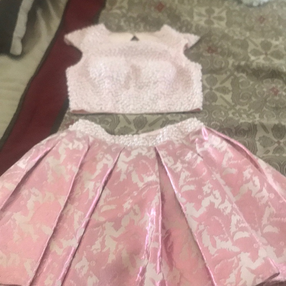 two piece party dress
